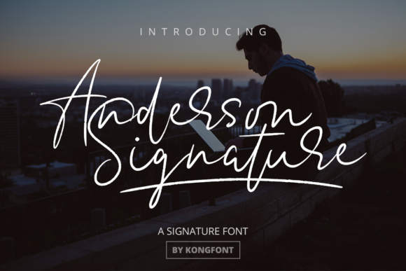 Anderson Signature: A Playful Script Font for Engaging Campaigns