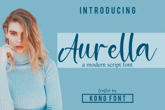 Aurella: A Playful Script Font for Engaging Campaigns