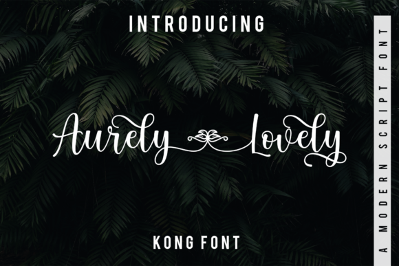 Aurely Lovely: A Playful Script Font for Web Design