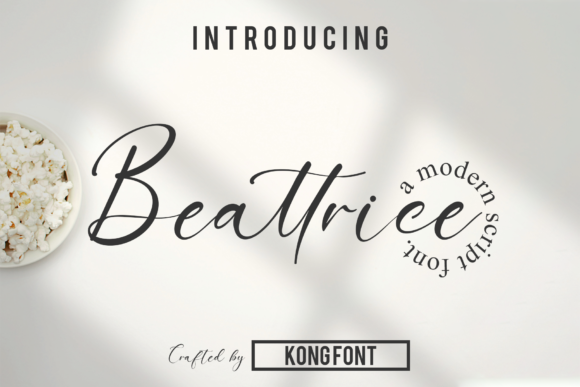 Beattrice: A Playful Script Font for Engaging Campaigns