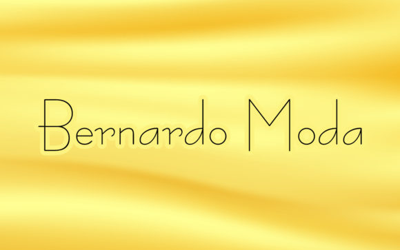 Bernardo Moda: A Creative Script Font for Web Design