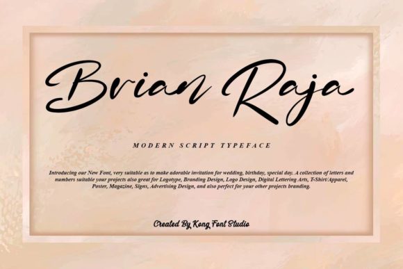Brian Raja: A Playful Handwritten Font for Editorial Design