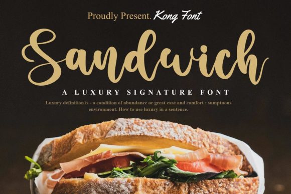 Bring Charm to Your Creations with Sandwich Font