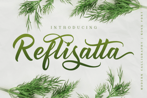 Bring Your Creations to Life with Reflisatta Font