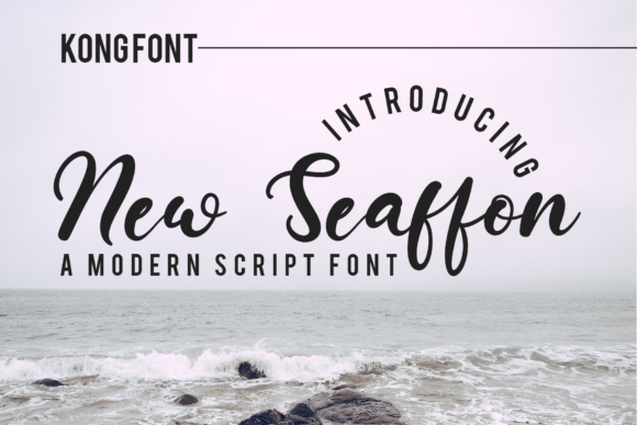 Discover New Seaffon: A Playful Script Font for Modern Publishing