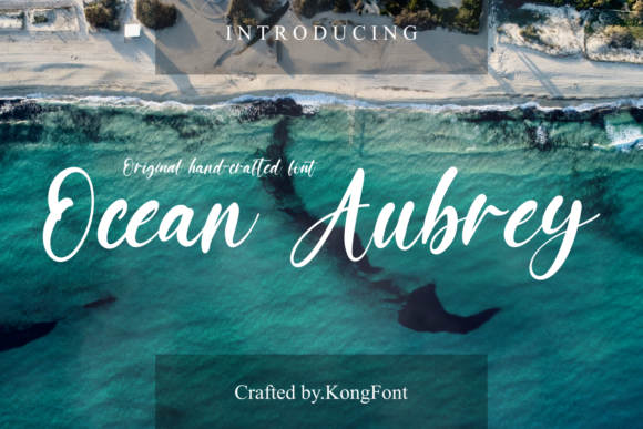 Discover Ocean Aubrey: A Playful Script Font for Editorial Design