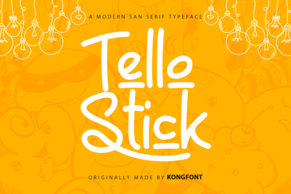 Discover Tello Stick: A Playful Script Font for Editorial Design