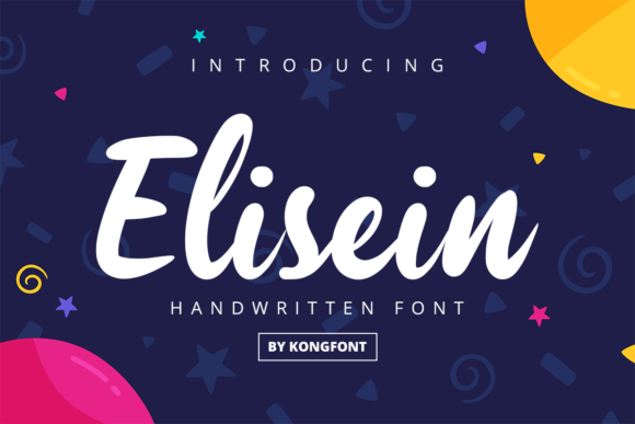 Elisein: A Playful Handwritten Font for Creative Campaigns