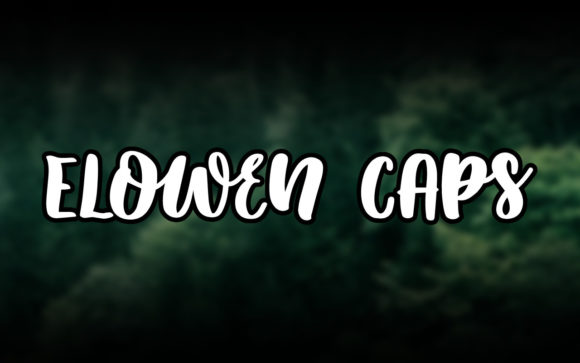 Elowen Caps: A Bold and Cool Handwritten Font for Creative Campaigns