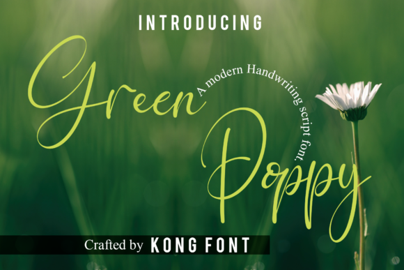 Enhance Your Brand with Green Poppy Font