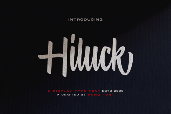 Enhance Your Brand with Hiluck: A Playful Handwritten Font