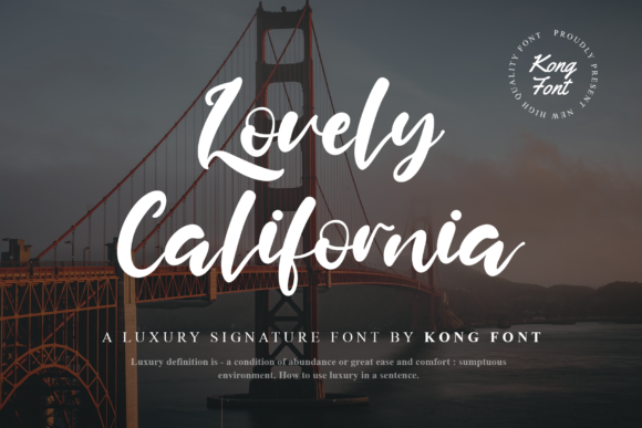 Enhance Your Brand with Lovely California Font