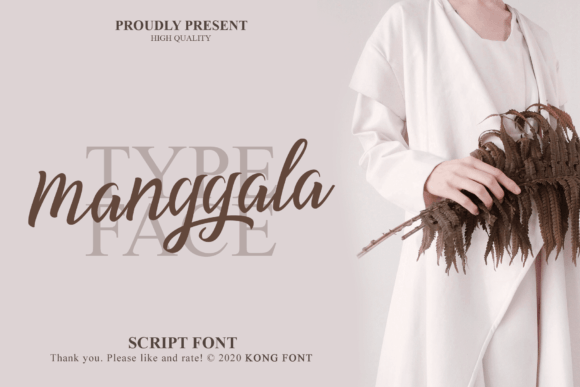 Enhance Your Brand with Manggala: A Playful Handwritten Font