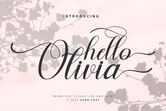 Enhance Your Campaign with Hello Olivia Font