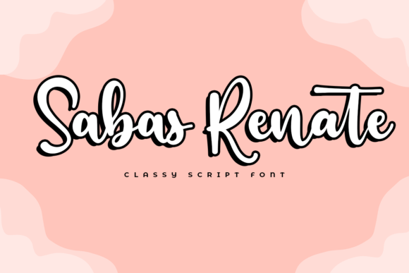 Enhance Your Web Design with Sabas Renate Font