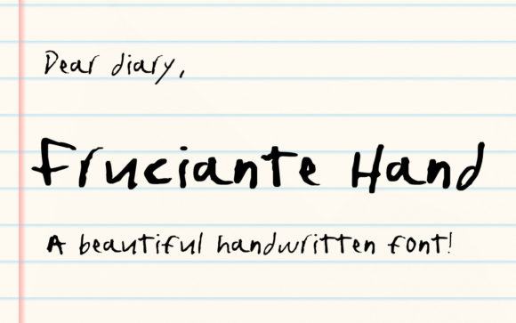 Fruciante Hand: A Script Font for Captivating Campaigns