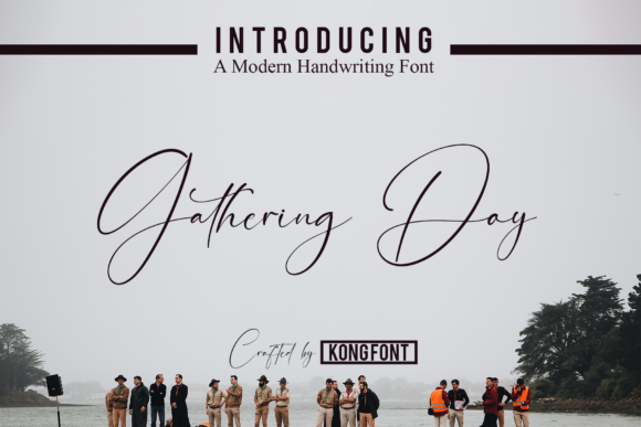 Gathering Day: A Playful Script Font for Editorial Design
