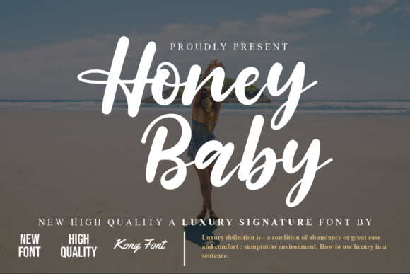 Honey Baby: A Playful Script Font for Engaging Editorial Design