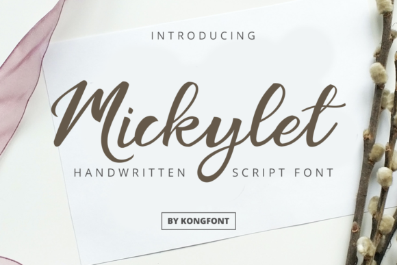 Mickylet: A Playful Handwritten Font for Engaging Campaigns