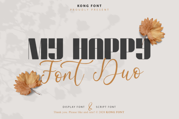 My Happy: A Playful Script Font for Editorial Design