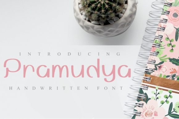 Pramudya: A Playful Handwritten Font for Engaging Visuals