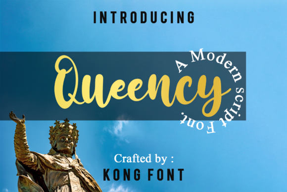 Queency: A Playful Handwritten Font for Modern Web Design