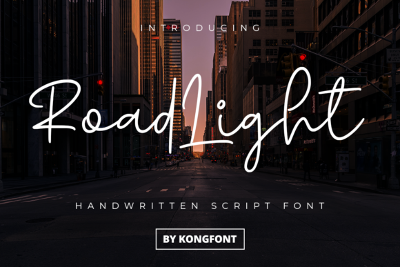 Road Light: A Playful Handwritten Script for Crafters
