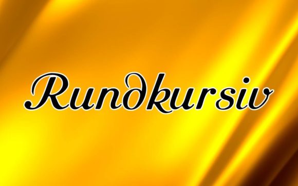 Rundkursiv: A Handwritten Font for Memorable Branding