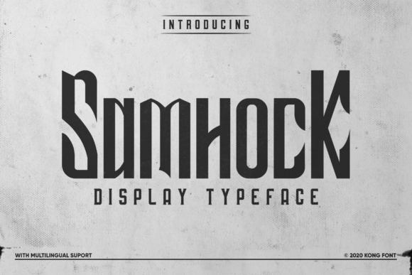 Samhock: A Playful Handwritten Font for Engaging Brand Content