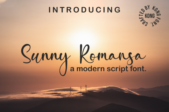 Transform Your Brand with Sunny Rommansa Font