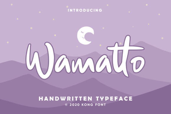 Wamatto: A Playful Handwritten Font for Engaging Content